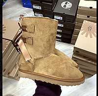 Жіночі черевики UGG Brown чоботи, уги зимові