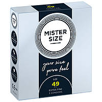 Презервативи Mister Size — pure feel — 49 (3 condoms), товщина 0,05 мм Дніпр