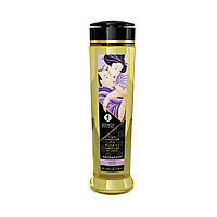 Масажна олія Shunga Sensation — Lavender (240 мл) натуральне зволожувальне Дніпро