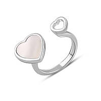 Серебряное кольцо ВысокогоКачества с натуральным перламутром, вес изделия 3,46 гр (2078708) adjustable размер