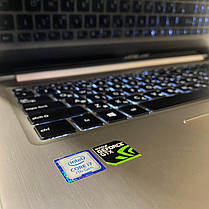 Б/в Ігровий ноутбук Б-клас ASUS N580V 15.6" 1920x1080 Touch| i7-7700HQ| 16GB RAM| 256GB SSD+1000GB HDD| GTX 1050 4GB, фото 5