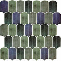 Самоклейна поліуретанова плитка сіро-фіолетова мозаїка 305х305х1мм (D) SW-00001194