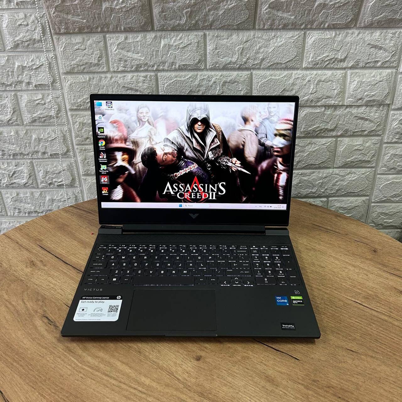 Б/в Ігровий ноутбук HP Victus Gaming 15-fa0031dx 15.6" 1920x1080| i5-12450H| 8GB RAM| 512GB SSD| GTX 1650 4GB