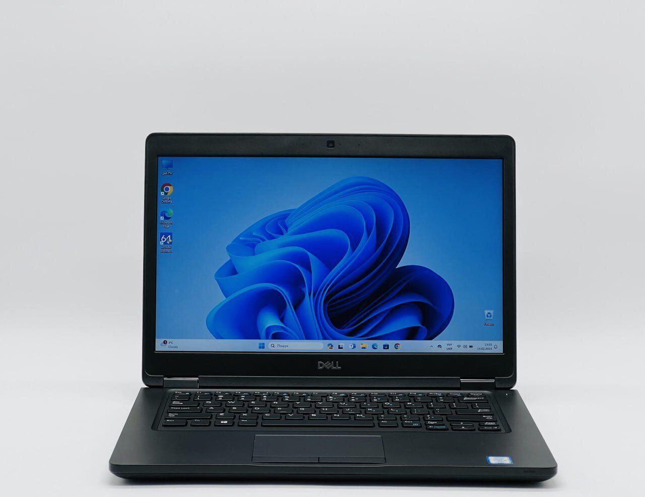 Б/в Ноутбук Dell Latitude 5491 14" 1366x768| Core i5-8400H| 16 GB RAM| 480 GB SSD| UHD 630
