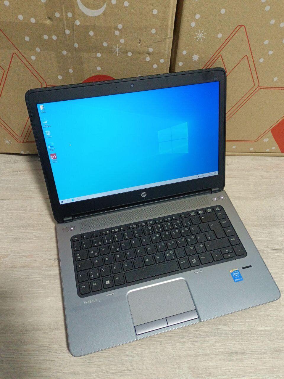 Б/в Ноутбук Б-клас HP ProBook 640 G1 14" 1366x768| Core i5-4300M| 8 GB RAM| 128 GB SSD| HD 4600| АКБ NEW