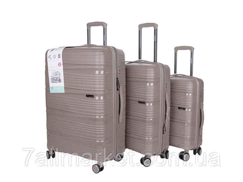 Набір валіз XL101-5 grey р.75*45"29 "Horoso clothes" недорого від прямого постачальника