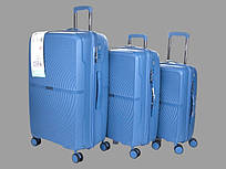 Набір валіз XL102-7 blue р.75*45"29 "Horoso clothes" недорого від прямого постачальника