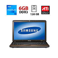 Ноутбук Samsung R540 / 15.6" (1366x768) TN / Intel Pentium P6100 (2 ядра по 2.0 GHz) / 6 GB DDR3 / 120 GB SSD / ATI Mobility