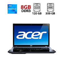 Ноутбук Acer Aspire V3-731 / 17.3" (1600x900) TN / Intel Pentium 2020M (2 ядра по 2.4 GHz) / 8 GB DDR3 / 120