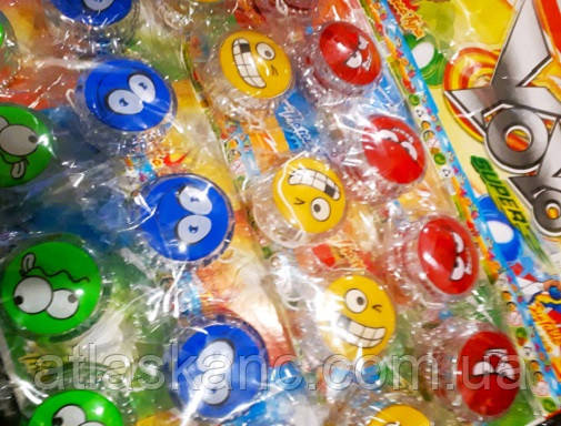 Іграшка Йо-йо Смайл в асортименті 5 см MS-23-522, фото 1