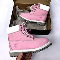 Timberland Pink White Grey