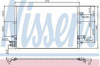 Конденсер FD MONDEO III(00-)1.8 i 16V(+)[OE 1222758] NISSENS 94777 на FORD MONDEO Mk III универсал (BWY)