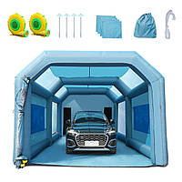 VEVOR Портативная надувная палатка для покраски спреем Палатка для покраски спреем 5.8 x 3.1 x 2.3 м Защита от