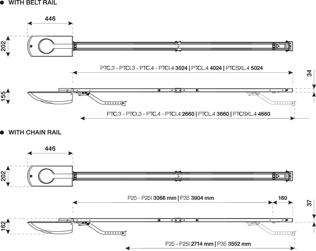 Габаритные размеры Faac D600 Габаритные размеры Faac D600