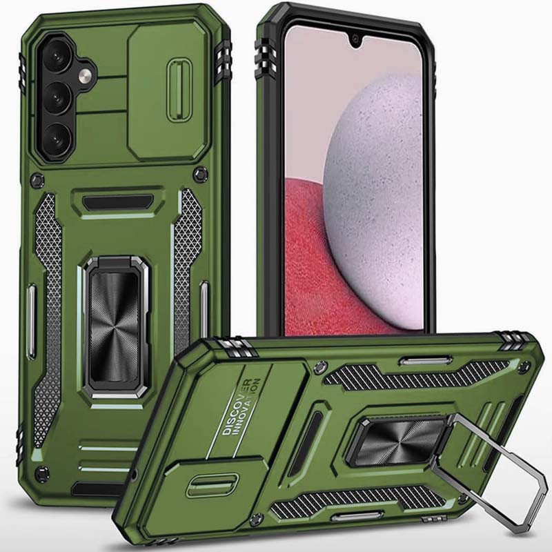 Ударостійкий чохол Camshield Army Ring для Samsung Galaxy S24 Оливковий / Army Green