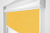 Рулонная штора Rolets Лён 2-858-1000 100x170 см закрытого типа Желтая n