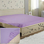 Простирадло на резинці 120х200х20см бязь тм Ярослав №6 Бузковий, фото 2