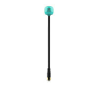 Антенна RHCP 5.8G FOXEER Lolipop V4+ Plus 150mm 2.6Dbi, SMA-Male прямой, голубая, для FPV дронов