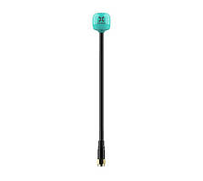 Антена RHCP 5.8G FOXEER Lolipop V4+ Plus 150mm 2.6Dbi, SMA-Male прямий, блакитна, для FPV дронів