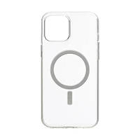 Чехол для телефона iPhone 14 Plus, прозрачный, пластик+силикон, с MagSafe