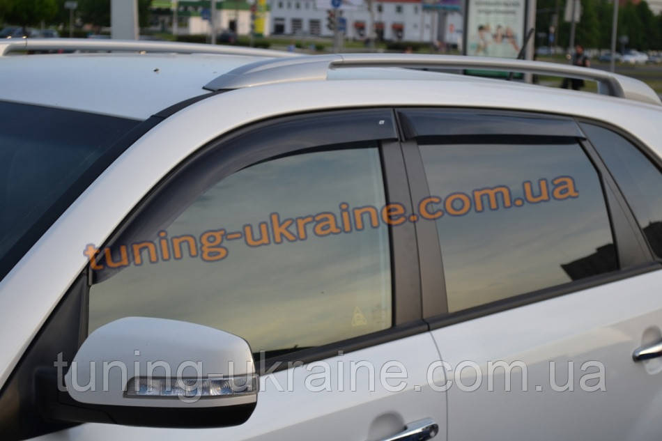 Дефлектори вікон (вітровики) COBRA-Tuning KIA SORENTO XM 2009-12