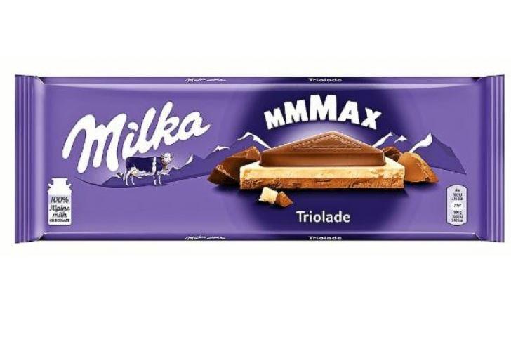 Молочний шоколад Milka Triolade 280 г
