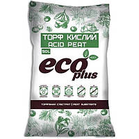 Субстрат торф'яний Eco Plus кислий 50 л