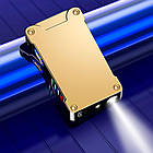 Запальничка usb 2 дуги з ліхтариком у подарунковому пакованні US-670Gold, фото 3