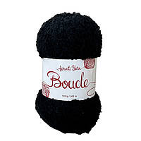 Avanti Yarn BOUCLE (Аванті Ярн Буклє) № 9900 чорний (Пряжа акрил, нитки для в'язання)