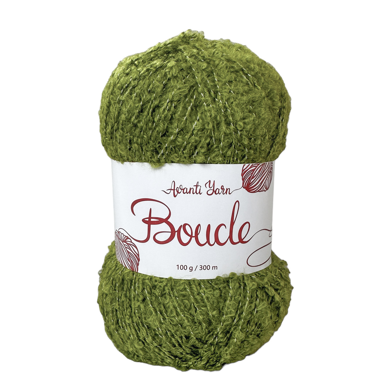 Avanti Yarn BOUCLE (Аванті Ярн Буклє) № 79 зелений (Пряжа акрил, нитки для в'язання)