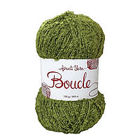 Avanti Yarn BOUCLE (Аванті Ярн Буклє) № 79 зелений (Пряжа акрил, нитки для в'язання)