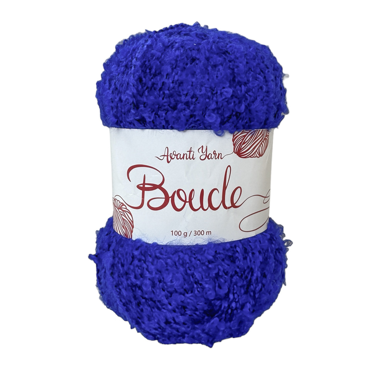 Avanti Yarn BOUCLE (Аванті Ярн Буклє) № 72 яскраво-синій (Пряжа акрил, нитки для в'язання)