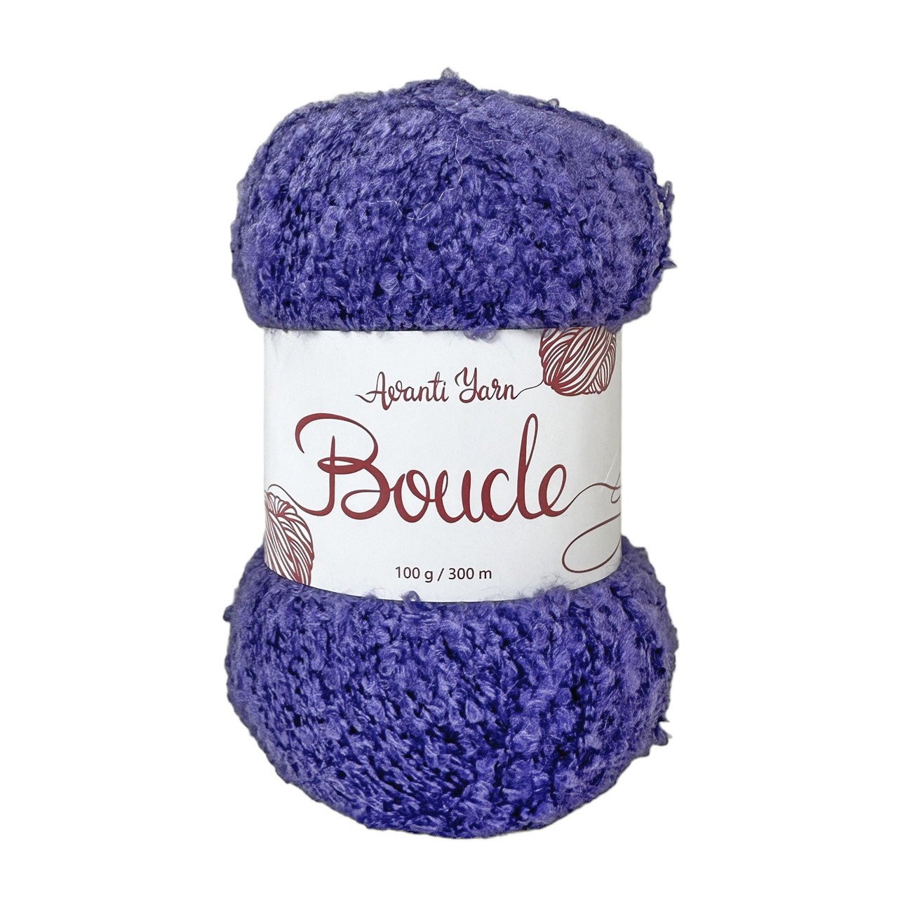 Avanti Yarn BOUCLE (Аванті Ярн Буклє) № 80 бузковий (Пряжа акрил, нитки для в'язання)