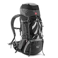 Туристический рюкзак Naturehike NH70B070-B 70L + 5L Black Gray туристический