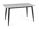 Стіл RION 130*70 білий/чорний каркас, фото 2