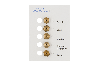 Комплект жиклеров (форсунок) для газовой плиты под баллонный газ 7MA MGC103UN (M7*1.0)