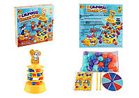 Гра "Смачний БаланСир" "4FUN Game Club", 36 кульок, основа, 4 кільця, палички, наліпки, фігурка мишеняти, в