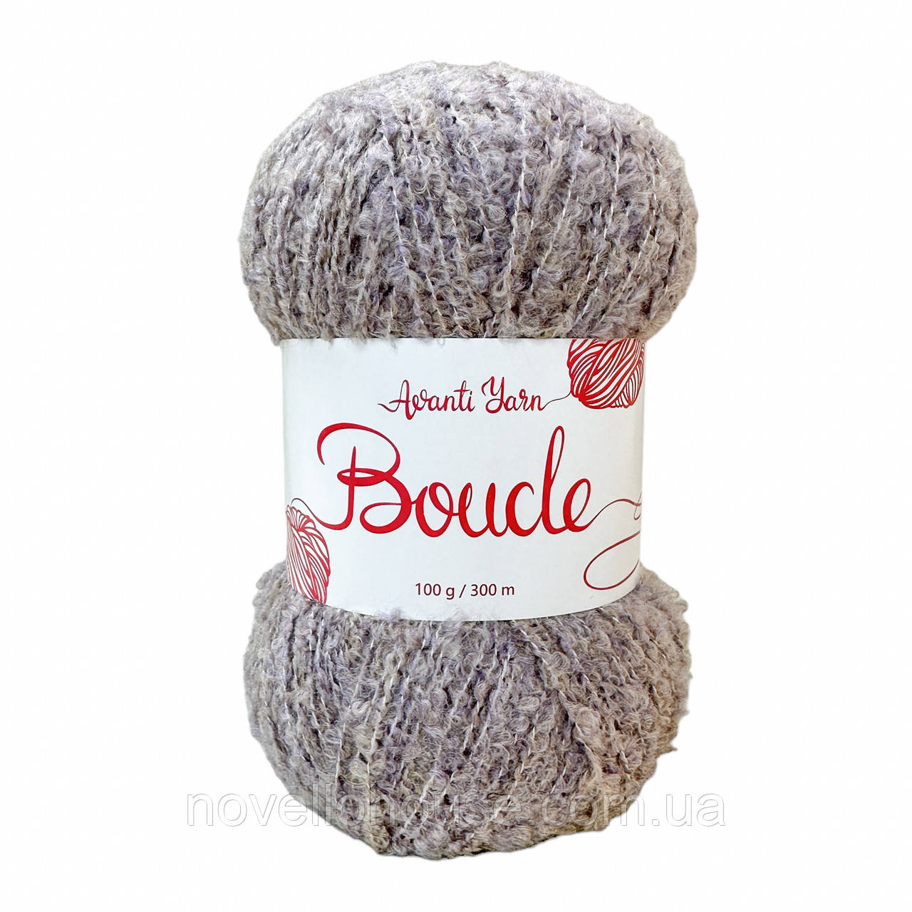 Avanti Yarn BOUCLE (Аванті Ярн Буклє) № 55 бежево-бузковий (Пряжа акрил, нитки для в'язання)