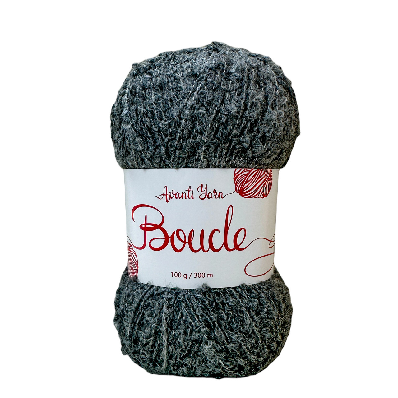 Avanti Yarn BOUCLE (Аванті Ярн Буклє) № 50 графіт (Пряжа акрил, нитки для в'язання), фото 1