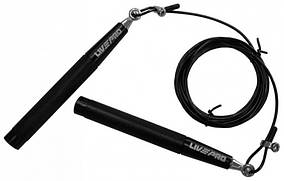 Скакалка швидкісна з обваженням SPEED JUMPROPE чорний Уні 300гр original Акція Знижка