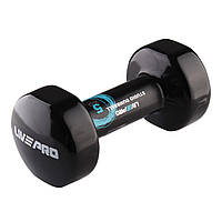 Гантель вінілова 1шт STUDIO DUMBBELL чорний Уні 5кг