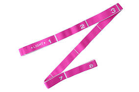 Еспандер із петлями RESISTANCE BAND розовий Уні 90х2.5см original Акція Знижка