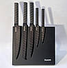 Універсальний кухонний ножовий набір Magio MG-1096 черний 6 предметів, фото 6