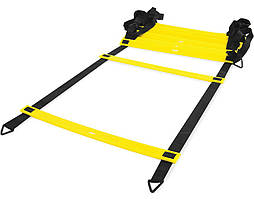 Координаційна стремянка AGILITY LADDER жовтий, чорний Уні 16шт/8м