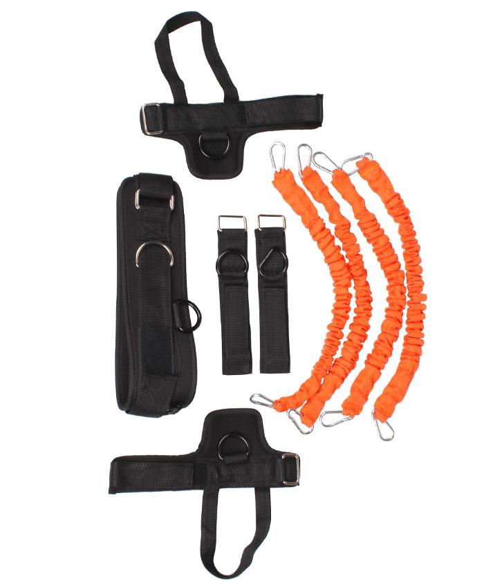 Набір для тренувань TRAINING KIT чорний, помаранчевий Уні 9 предметів Акція, знижка