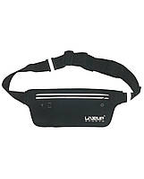 Пояс для бігу WAIST PACK чорний Уні 34x9см