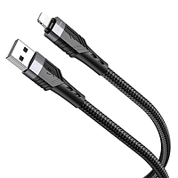 Кабель Borofone BU35 lightning Influence charging data cable 3A 1.2m Black