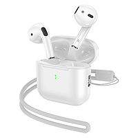 Беспроводные Bluetooth наушники HOCO Lucky true wireless BT headset EW53 BT5.3, 30/250mAh, 4h White