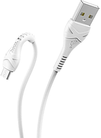 Кабель HOCO X37 Cool Power charging data cable for Micro-USB 2.4A 1m White