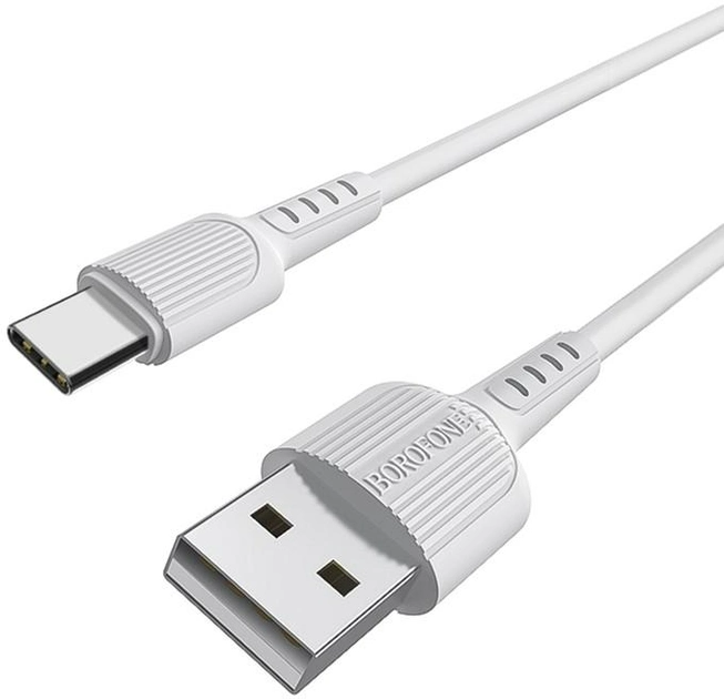 Кабель Borofone BX16 Easy USB Type-C 2A 1 м White